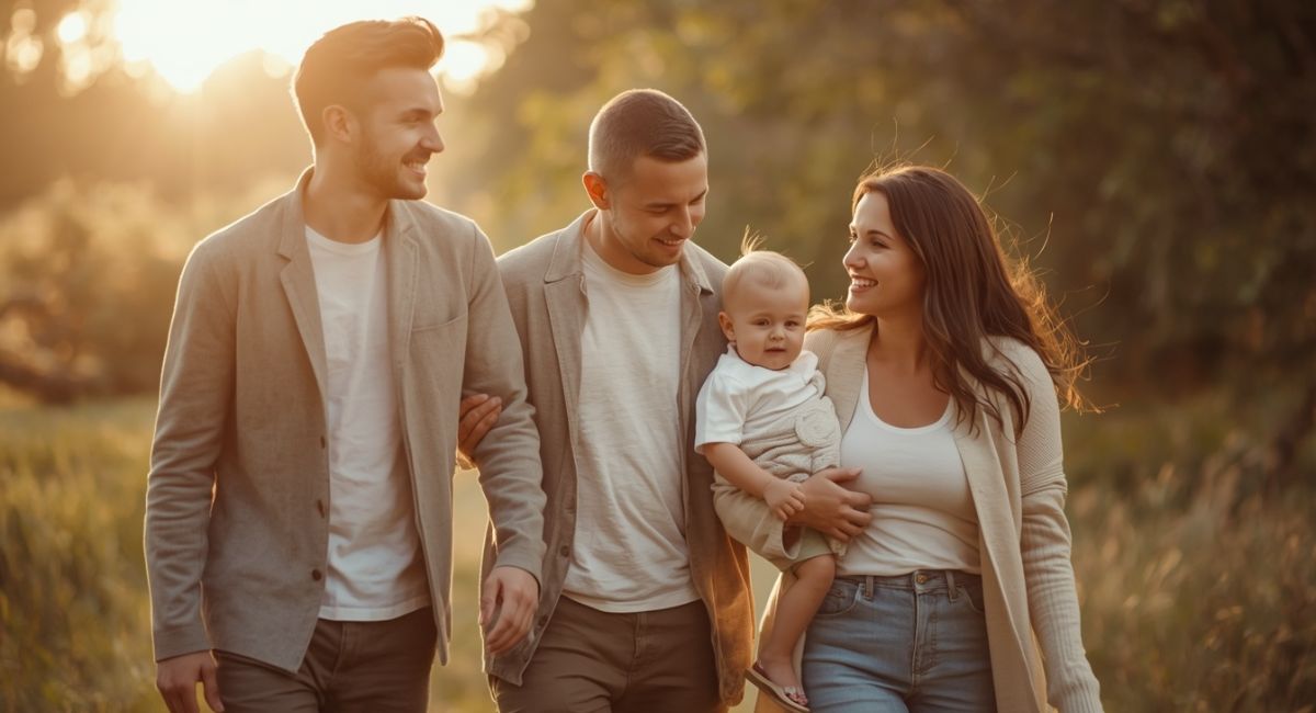 outdoor photography golden hour family photos