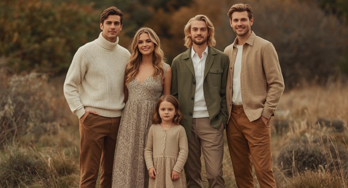 best colors for family pictures outside