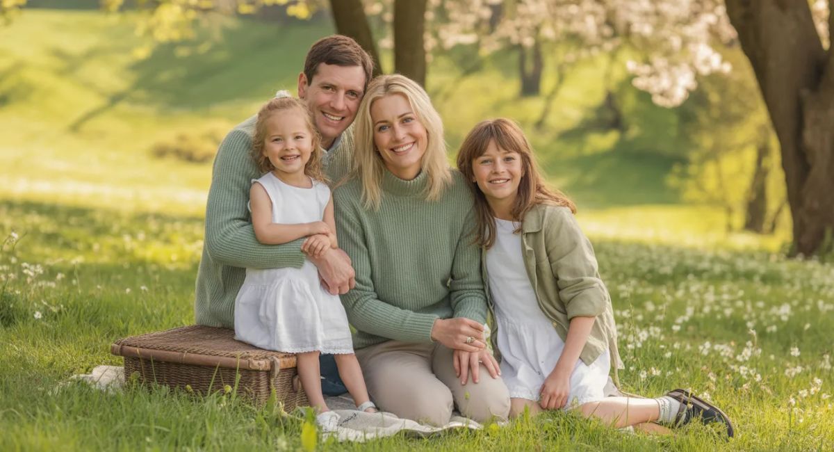 Family Photo Outfits Spring Portraits