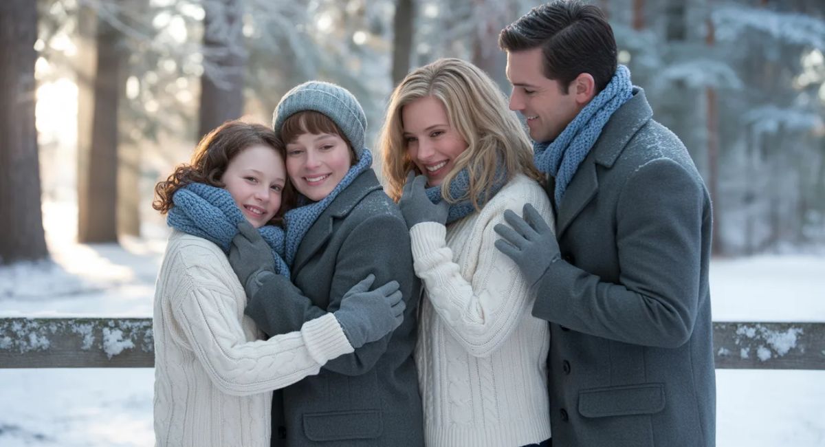 Family Photo Outfits Winter Family Photos