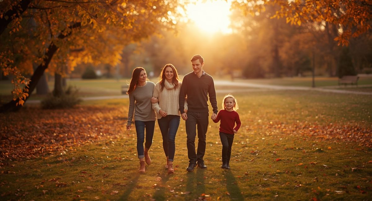 fall-family-photos-golden-hour-lighting