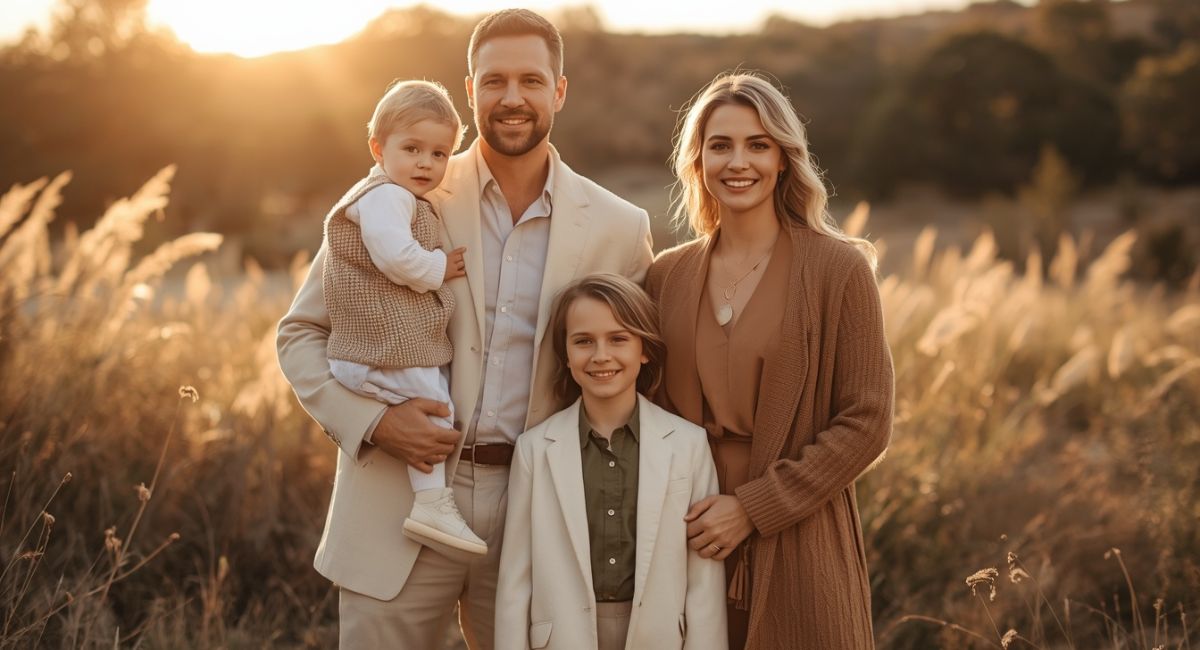 Neutral Family Photo Outfits