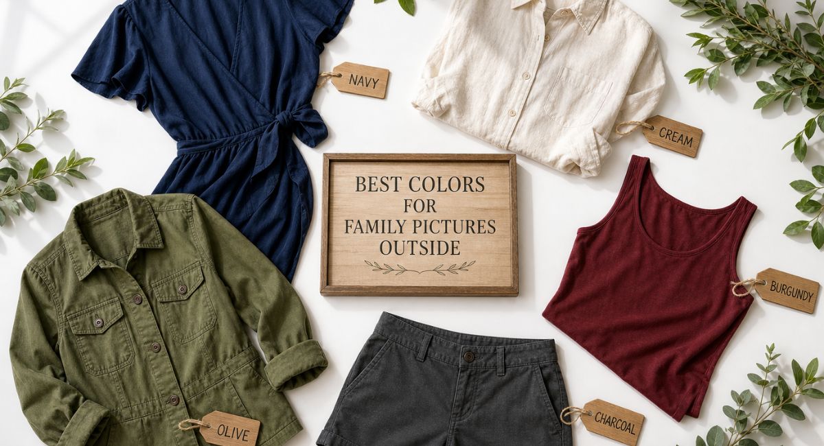 Best colors for family pictures outside