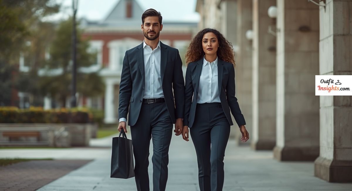 what to wear for a job interview in education and academic settings featuring polished business casual attire