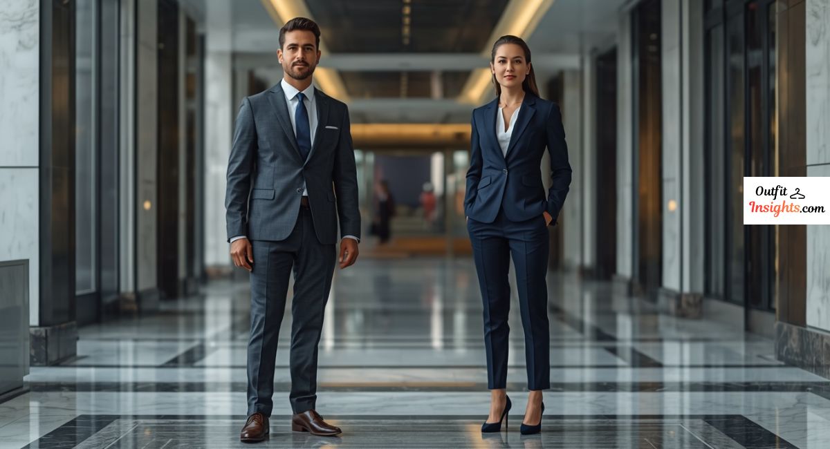what to wear for a job interview in finance law and corporate industries featuring formal business professional attire