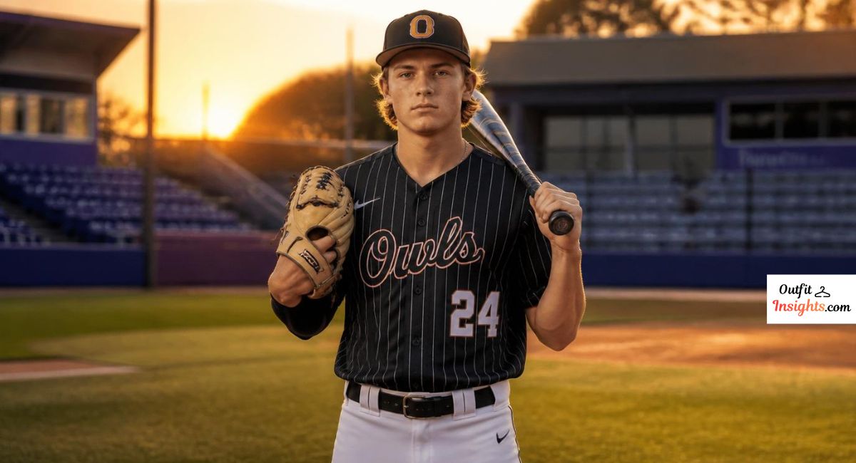 Men senior picture ideas featuring a student athlete using authentic sports equipment and environment during senior photos.